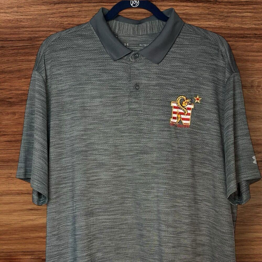 Under Armour XL Loose HeatGear “Don’t Tread On Me” Snake Graphic Golf Polo Shirt
